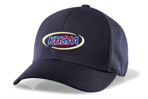 A baseball cap with the letters khsaa on it.