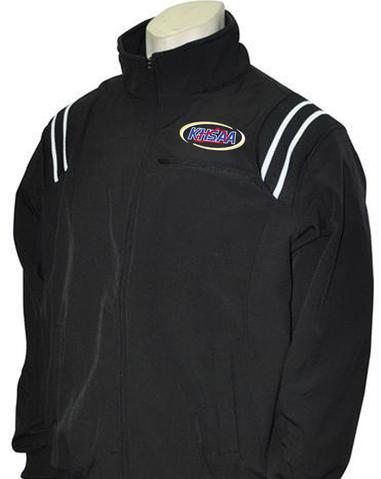 A referee jacket with the name of " coach " on it.