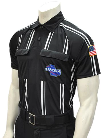 A referee shirt with the nasa logo on it.