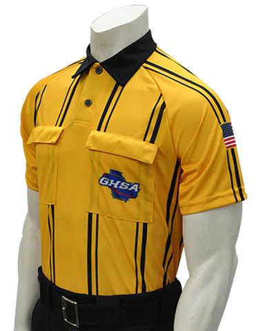 A referee shirt with the nasa logo on it.