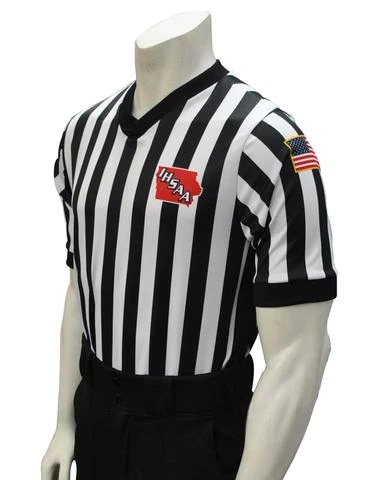 A referee shirt with the usa on it.