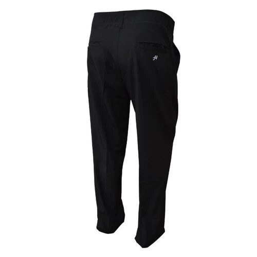 A black pair of pants is shown.