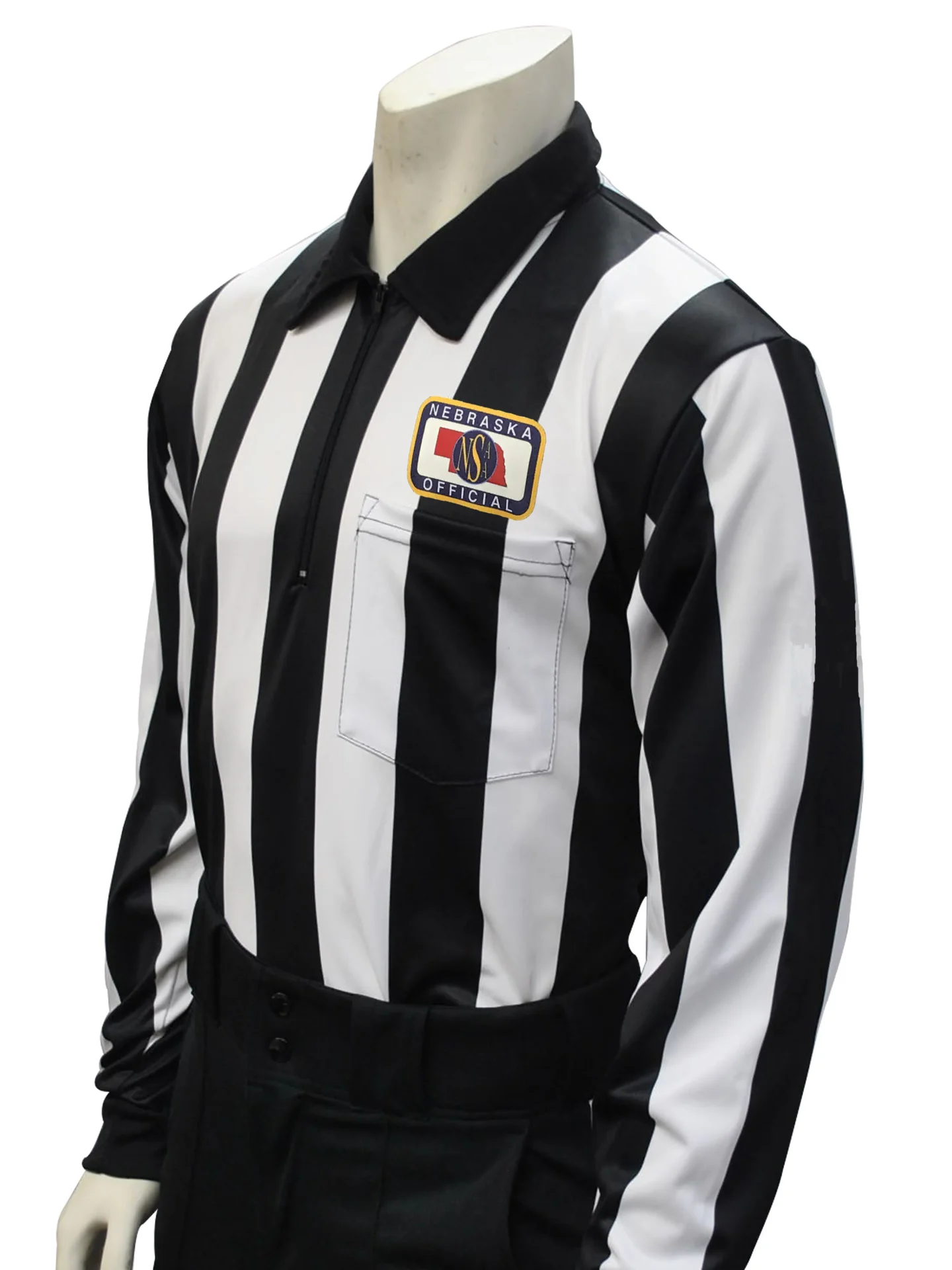 A referee shirt with the name of the game on it.