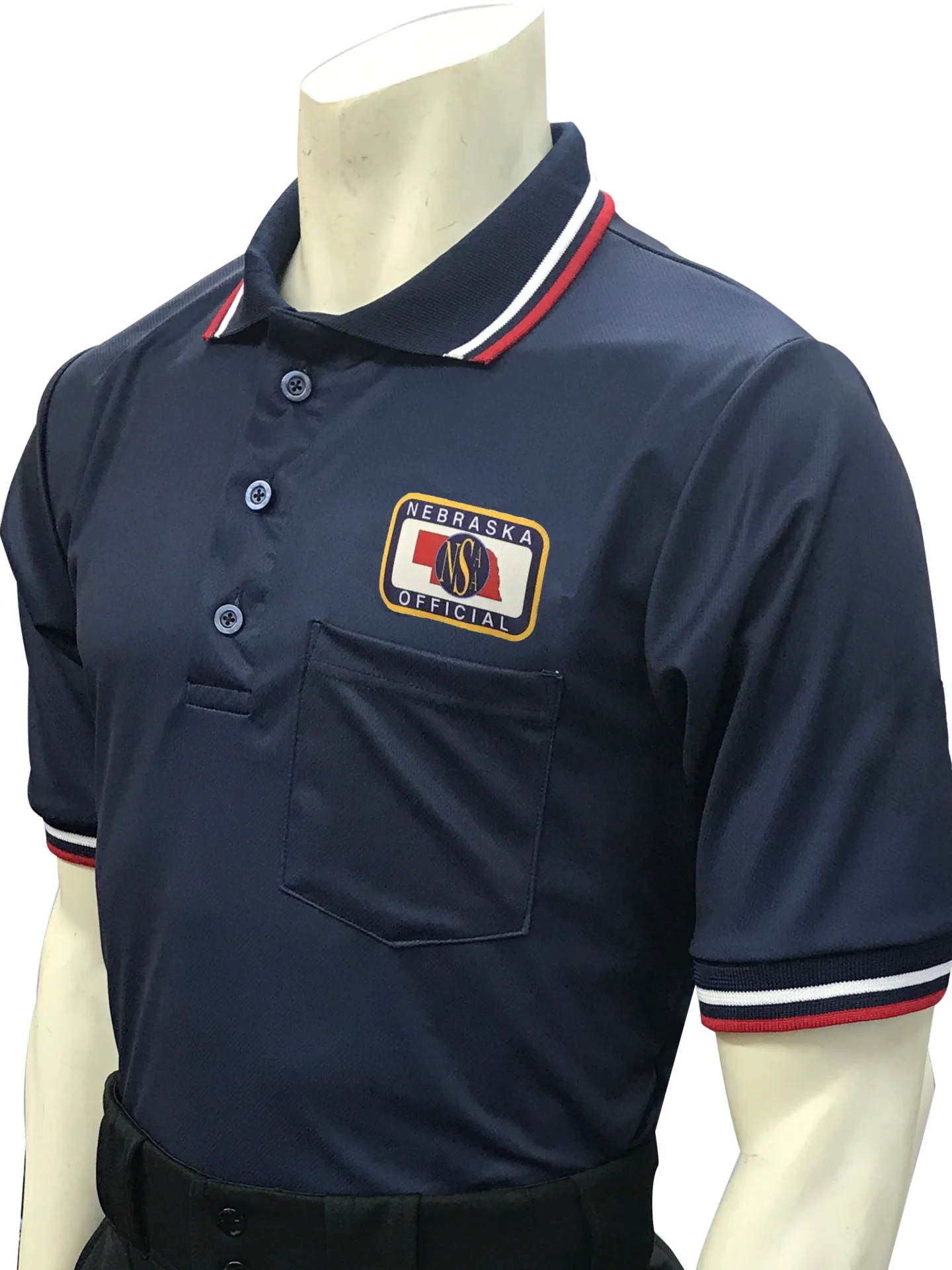 A referee shirt with the name of the team.