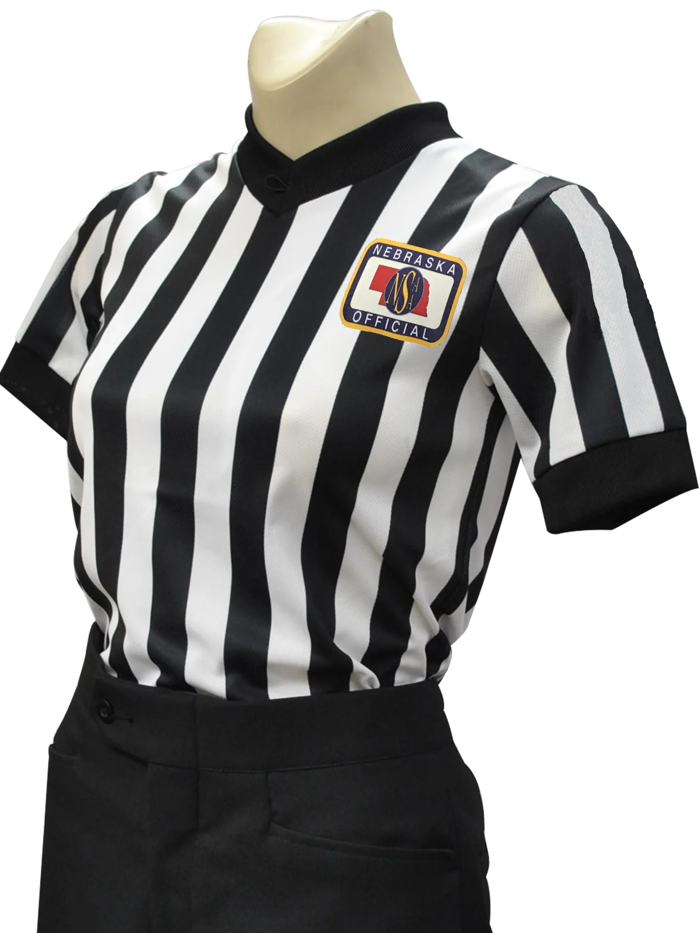 A referee shirt with the name of a referee on it.