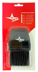 A black plastic brush with a star on it.