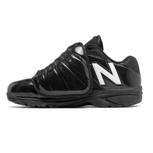 A black and white new balance shoe