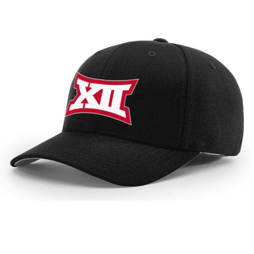 A black hat with the number xii on it.