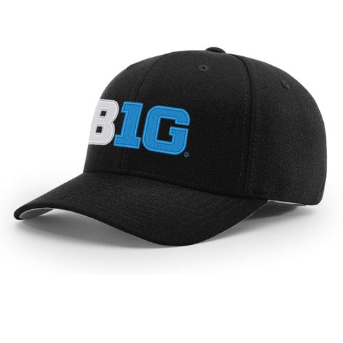 A black hat with the word " big ".