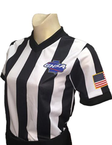 A referee shirt with the name of the official.