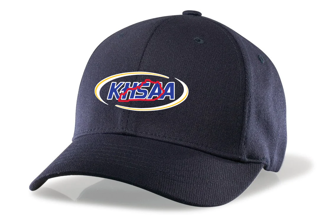 A baseball cap with the letters khsaa on it.