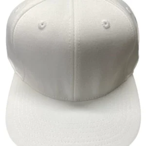 A white hat is shown with no logo.
