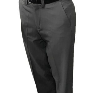 BBS360 - "NEW" Women's Smitty "4-Way Stretch" FLAT FRONT COMBO PANTS with SLASH POCKETS "NON-EXPANDER" - Charcoal Grey