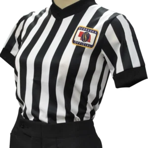A referee shirt with the name of a referee on it.
