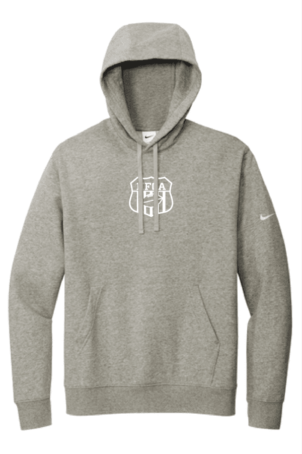 A gray hoodie with the number 2 4 on it.