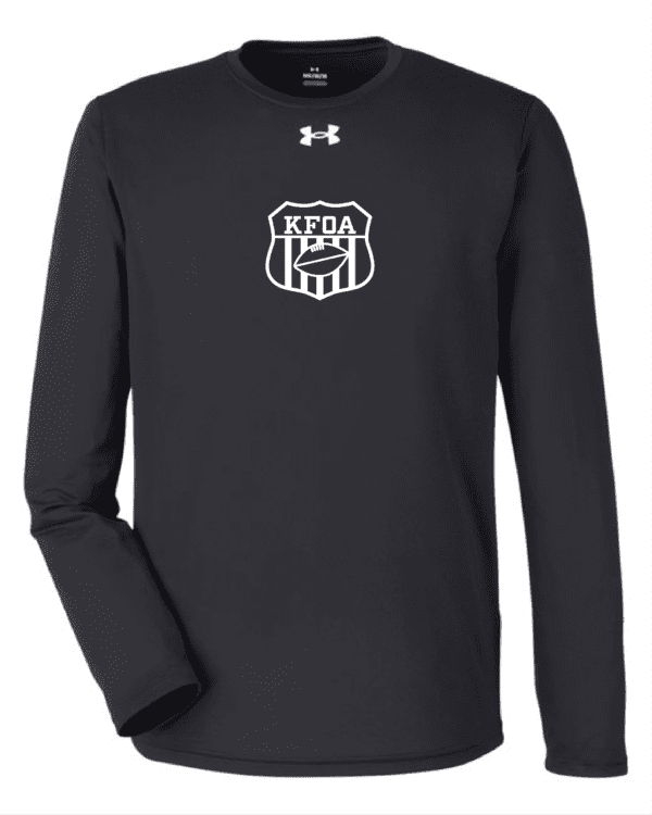 A black long sleeve shirt with the word " xtra " on it.