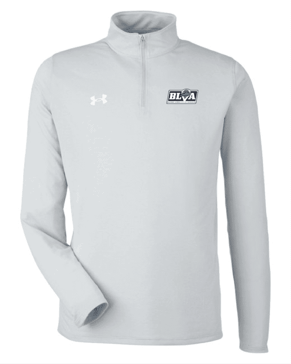 A white under armour long sleeve shirt with the word " cpo " on it.