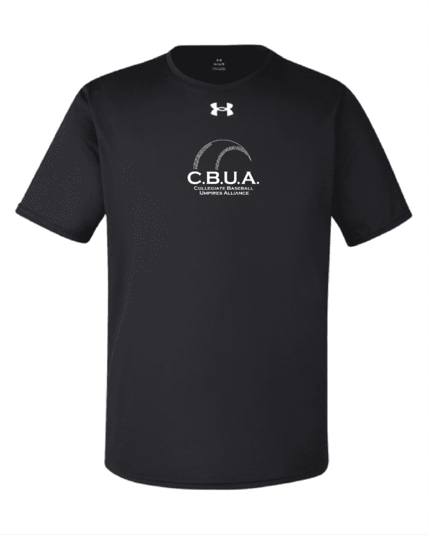 A black under armour shirt with the words cbua on it.