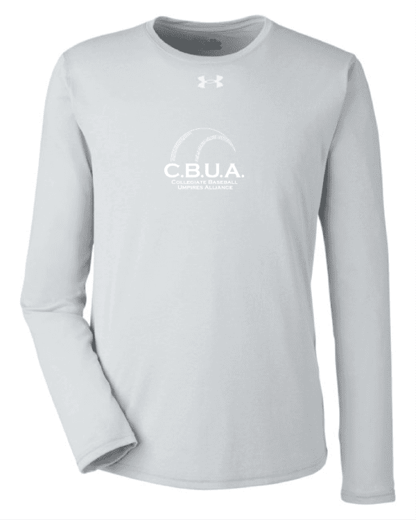 A white long sleeve shirt with the word " crua ".