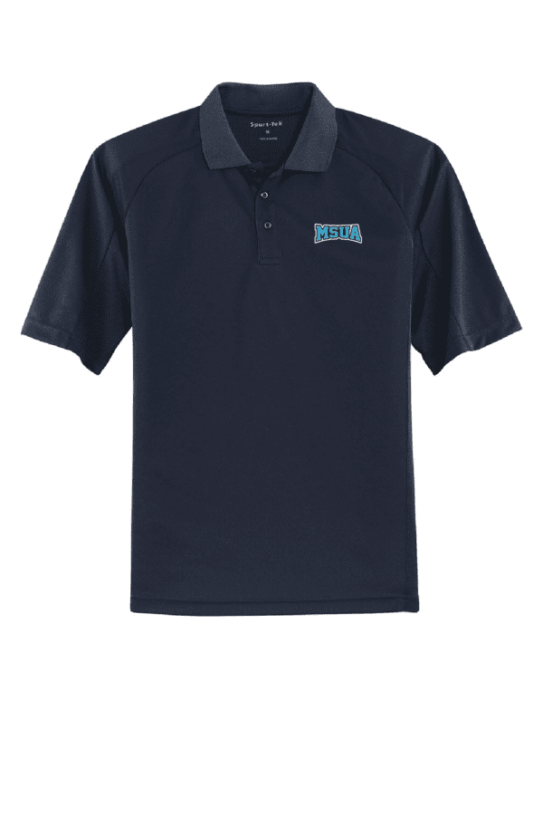 A navy blue polo shirt with the words " 1 0 2 4 " on it.