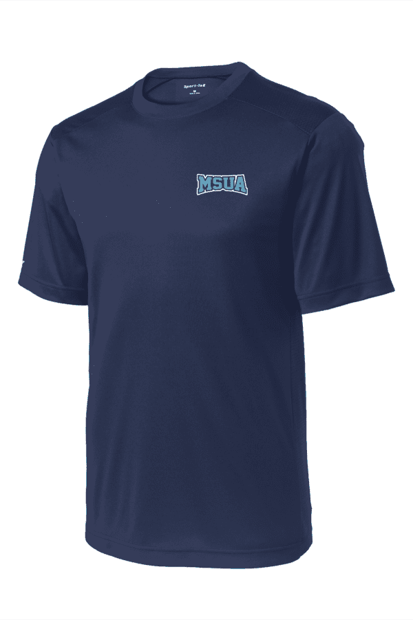 A navy blue t-shirt with the words " hoagie ".