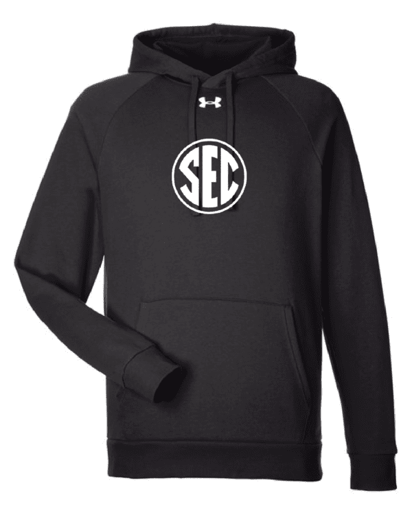 SEC Under Armour Men's Rival Fleece Hooded Sweatshirt