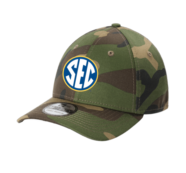 SEC New Era® - Structured Stretch Cotton Camouflage Cap