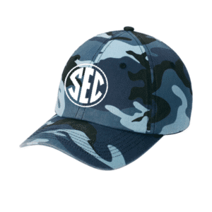 SEC Port Authority® Camouflage Cap- Navy