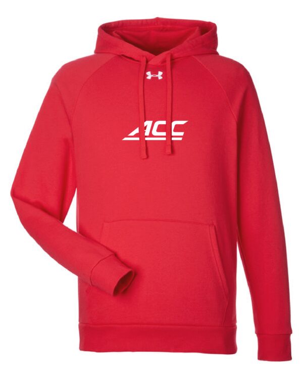 ACC Under Armour Men's Rival Fleece Hooded Sweatshirt - Image 3