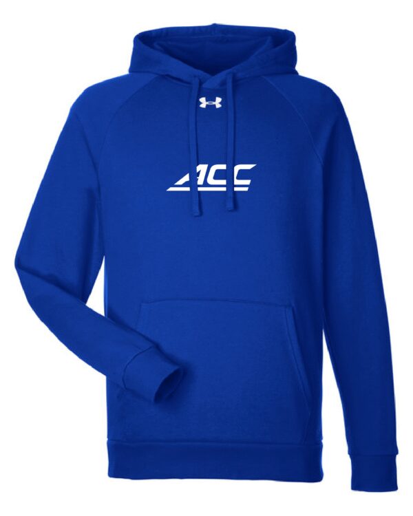 ACC Under Armour Men's Rival Fleece Hooded Sweatshirt - Image 4
