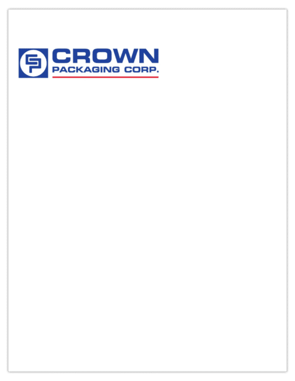 Crown Packaging Stationary - 5 pads