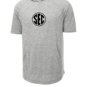 SEC Sport-Tek ® PosiCharge ® Tri-Blend Wicking Short Sleeve Lightweight Hoodie