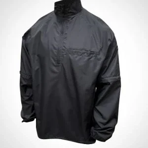 Honig's 1/4 Zip All Black Lightweight Convertible Jacket- *2nd Price to add numbers
