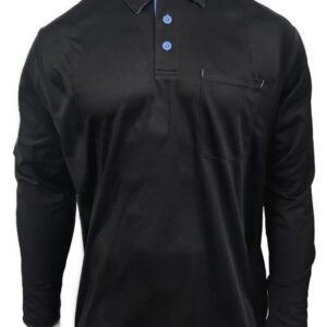 Honig's NEW MLB Style Long Sleeve Umpire Shirt - Black-   *2nd price to add numbers
