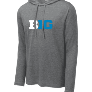 BIG 10 Sport-Tek ® PosiCharge ® Tri-Blend Wicking Long Sleeve Lightweight Hoodie