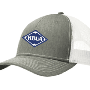 KBUA Trucker Cap White Logo