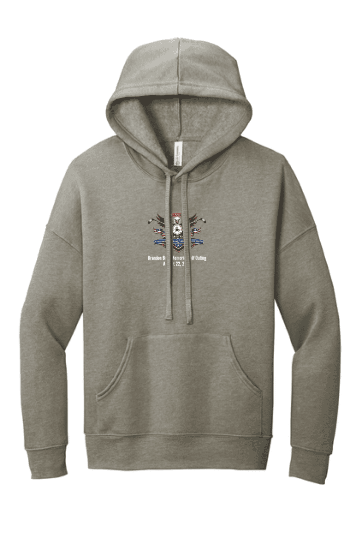 BarkStrong 10 Year Anniversary Golf Scramble BELLA+CANVAS® Unisex Sponge Fleece Hoodie - Image 3