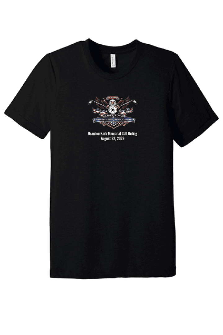 BarkStrong 10 Year Anniversary Logo Bella + Canvas Tri-Blend T-shirt - Image 3