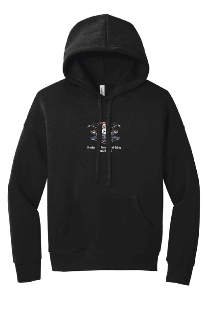 BarkStrong 10 Year Anniversary Golf Scramble BELLA+CANVAS® Unisex Sponge Fleece Hoodie - Image 2