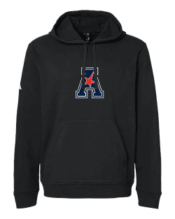 AAC 1 Adidas Fleece Hooded Sweatshirt - Image 2