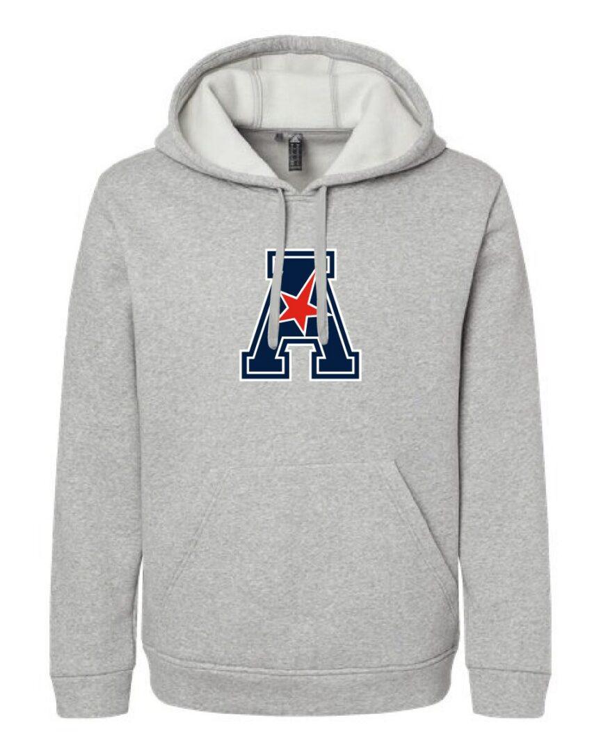 AAC 1 Adidas Fleece Hooded Sweatshirt - Image 5