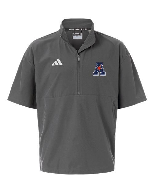 American Adidas Short Sleeve Quarter-Zip Pullover - Image 3