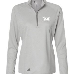 Big 12 Adidas Women's Space Dyed Quarter-Zip Pullover