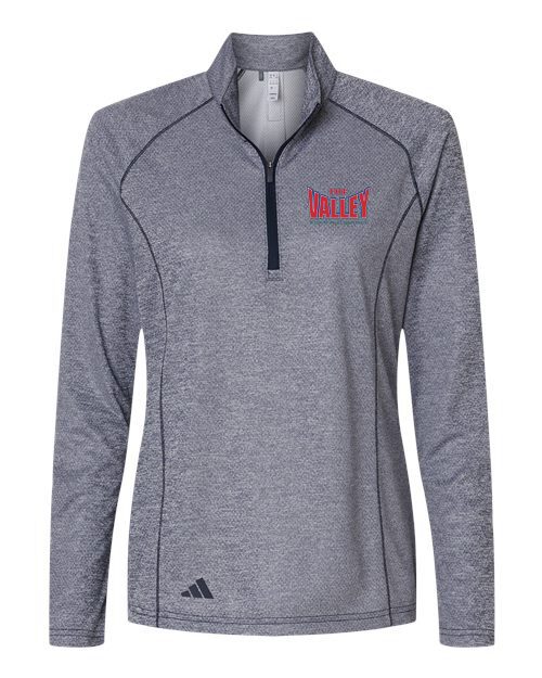 Missouri Valley Adidas Women's Space Dyed Quarter-Zip Pullover - Image 2