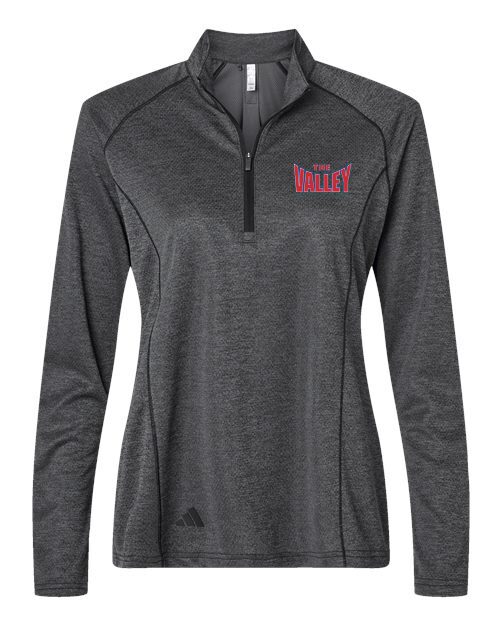 Missouri Valley Adidas Women's Space Dyed Quarter-Zip Pullover - Image 3