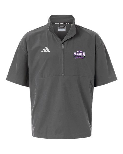 Mountain West Adidas Short Sleeve Quarter-Zip Pullover - Image 2