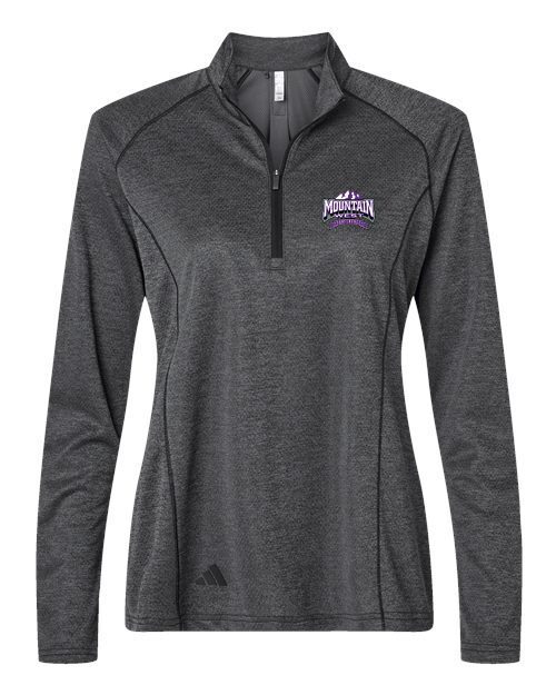 Mountain West Adidas Women's Space Dyed Quarter-Zip Pullover - Image 3