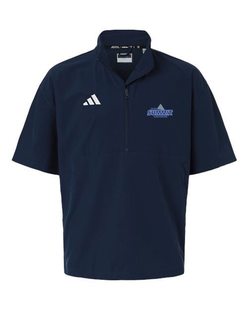 Summit League Adidas Short Sleeve Quarter-Zip Pullover - Image 3