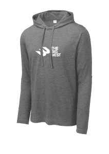 Big West 1 Sport-Tek ® PosiCharge ® Tri-Blend Wicking Long Sleeve Lightweight Hoodie