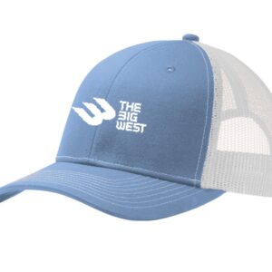Big West 2 Snapback Trucker Cap White Logo